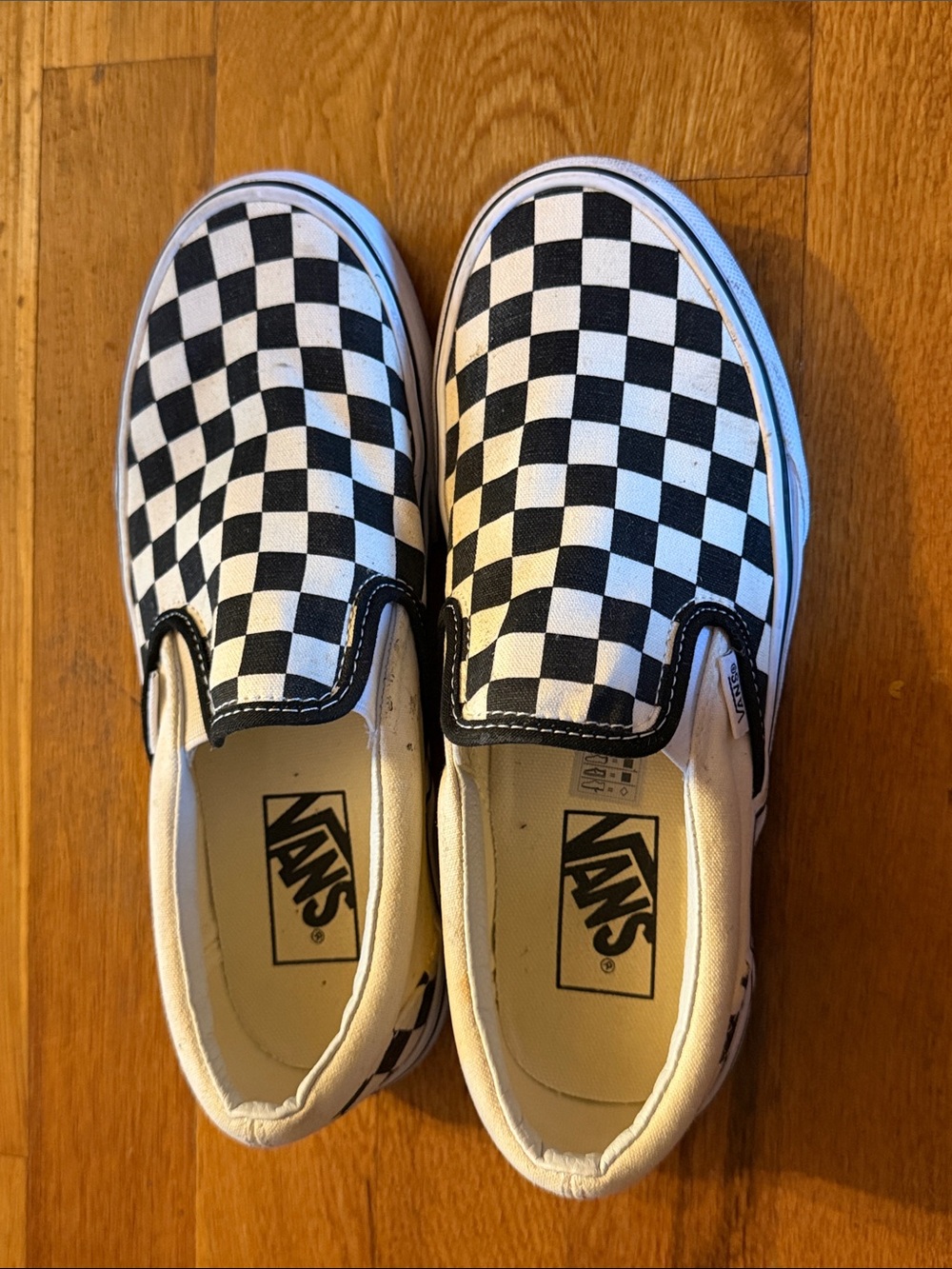 Vans Checkerboard Slip-On - Black and White